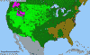 National distribution map