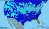 National distribution map