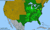National distribution map