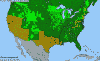 National distribution map