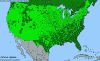National distribution map