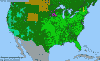 National distribution map