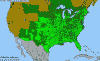 National distribution map
