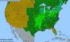 National distribution map