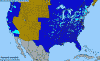 National distribution map