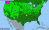 National distribution map