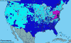 National distribution map