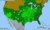 National distribution map