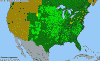 National distribution map