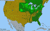 National distribution map
