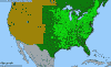 National distribution map