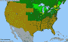 National distribution map
