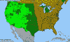 National distribution map