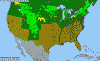 National distribution map