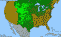 National distribution map