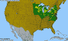 National distribution map