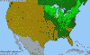National distribution map
