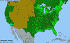 National distribution map