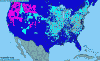 National distribution map