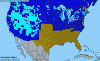 National distribution map