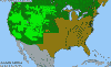 National distribution map
