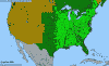 National distribution map