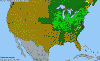 National distribution map