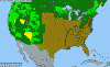 National distribution map