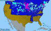National distribution map