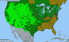 National distribution map