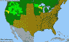 National distribution map