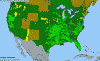 National distribution map