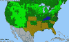 National distribution map