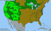 National distribution map