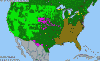National distribution map