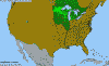 National distribution map