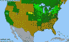 National distribution map