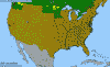 National distribution map