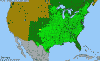 National distribution map