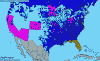 National distribution map