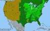 National distribution map