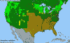 National distribution map