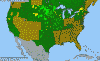 National distribution map