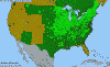 National distribution map