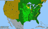 National distribution map