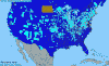 National distribution map