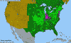 National distribution map