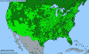 National distribution map