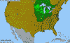 National distribution map