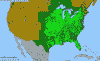 National distribution map